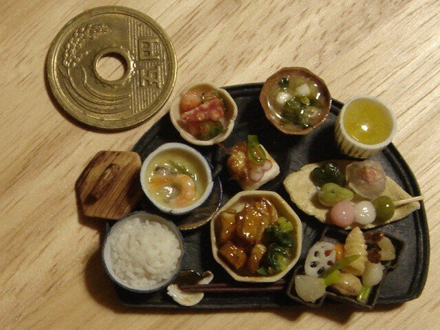 ★豚の角煮&温野菜(半月盆・マット黒)の画像1枚目