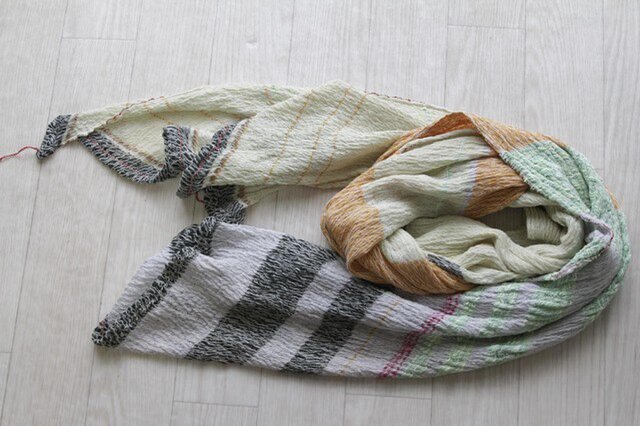 only one shawl cotton100 -a03-の画像1枚目