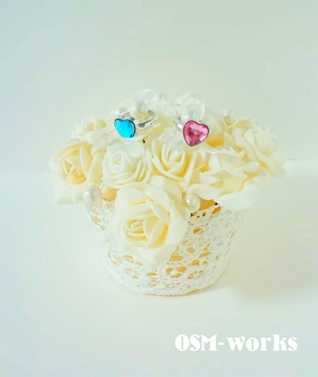 リングピロー レースバスケットB(アイボリー)