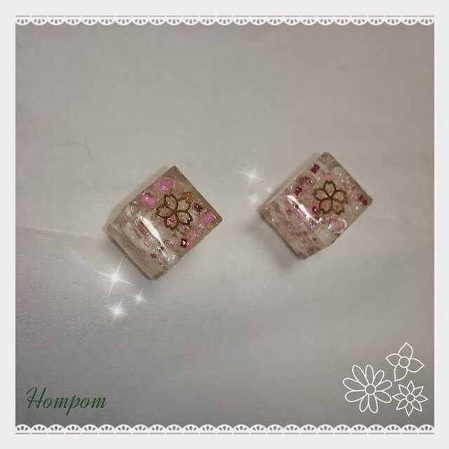 春・さくらネックレス ホムポムの画像1枚目
