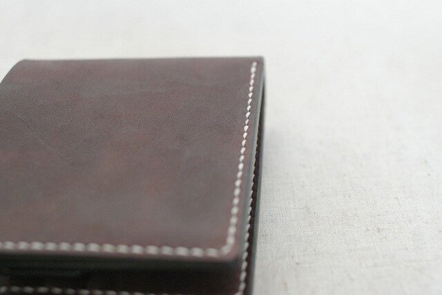 二つ折り財布 《 Dark Brown 》の画像1枚目