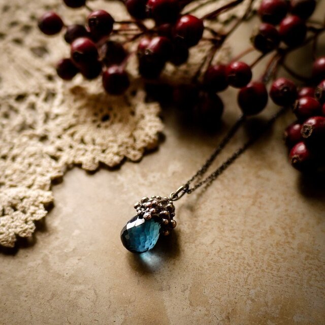 【Recolte -Blue Topaz】necklaceの画像1枚目