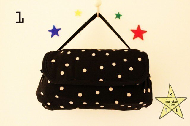 【売約済みR様】№117 エルゴカバー(4WAY)☆黒水玉の画像1枚目