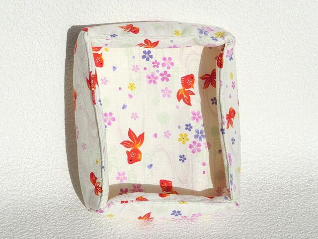 ふわふわ小物入れ 布製金魚鉢 ｃｄ ｄｖｄ ペットシーツの整理に Iichi ハンドメイド クラフト作品 手仕事品の通販