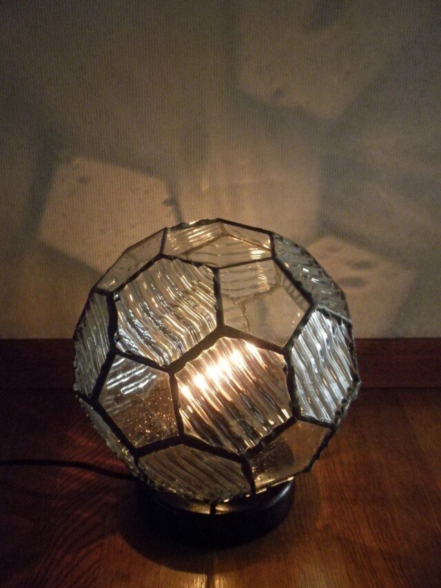 サッカー型フロアーランプ(クリアー)の画像1枚目
