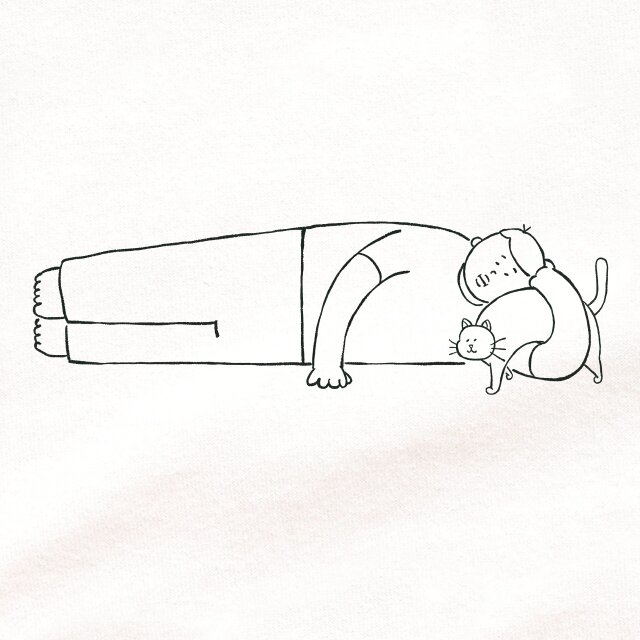 半袖Tシャツ 猫選べます『くぐる猫・男子』メンズ レディース