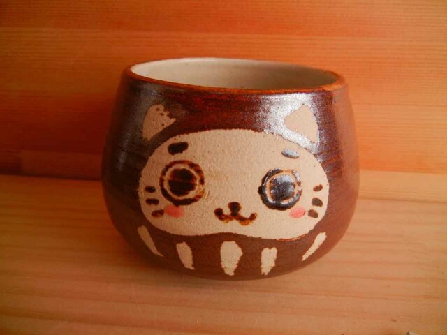 猫だるまカップ:4の画像1枚目