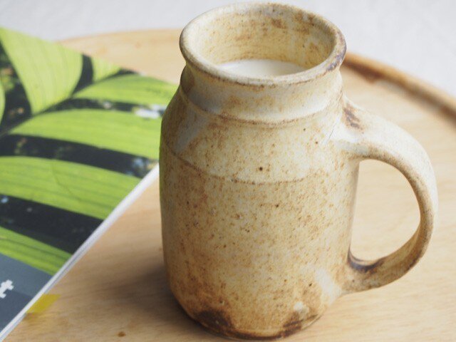 粉福(こふく)マグカップ-牛乳びん-の画像1枚目