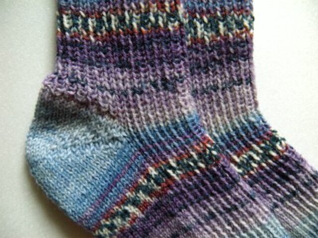 手編み靴下【スウィート＆スパイシー6752】 | iichi 日々の暮らしを