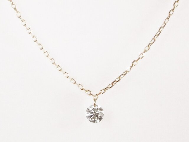 K10 Naked Diamond Necklaceの画像1枚目