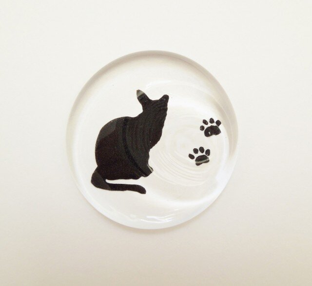 シルエット猫 箸置き - タイプ B -の画像1枚目