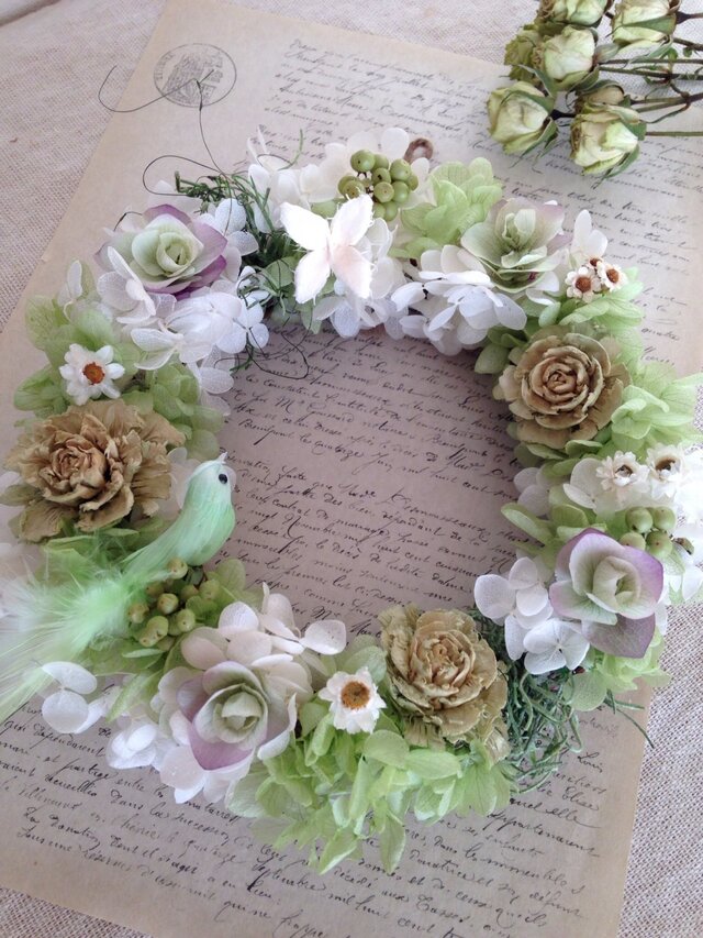 若草色のbirdリース