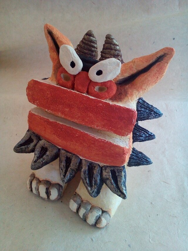 漆喰シーサー | iichi 日々の暮らしを心地よくするハンドメイドや