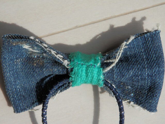 ダメージデニムリボン | iichi 日々の暮らしを心地よくする