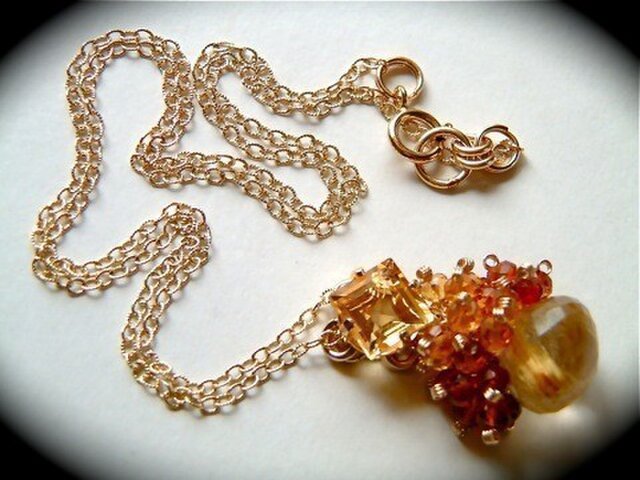 『 Shining 』 pendant by K14GFの画像1枚目