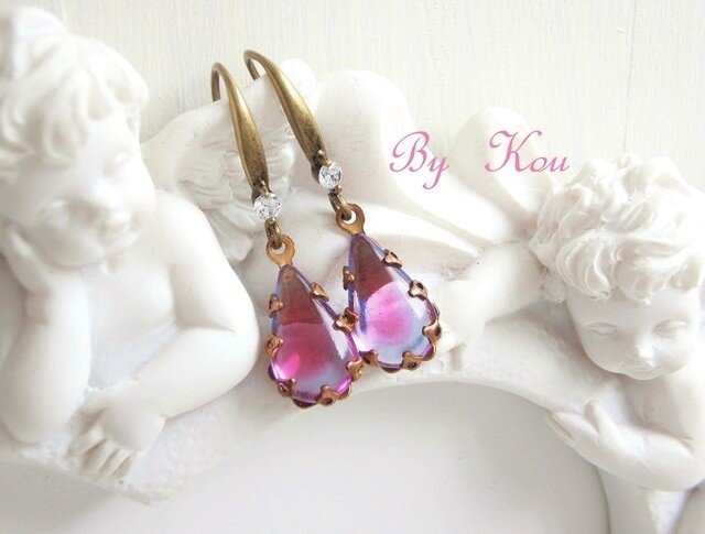 ~・*blend color*・~ヴィンテージ・ピアス。の画像1枚目