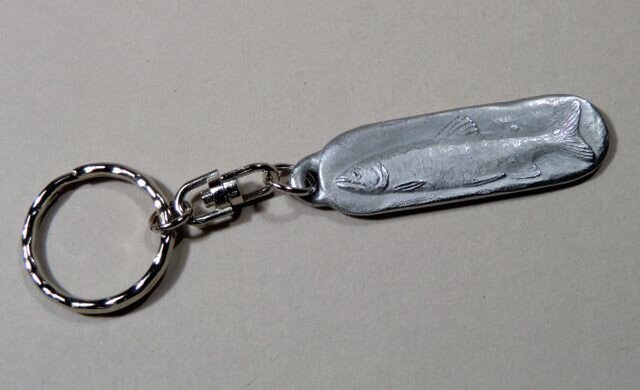 山女魚のキーホルダーの画像1枚目