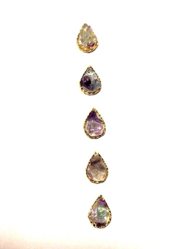 【pebble series】DropS•Fluorite