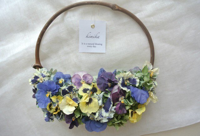 hanging basket wreath.vpの画像1枚目