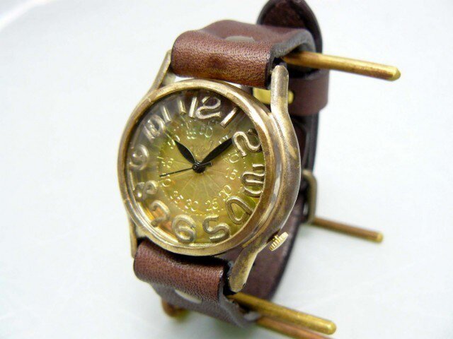 "On Time3-B" Mens Brass 焼/BRの画像1枚目