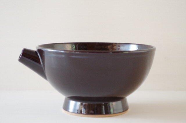 片口・大・黒茶の画像1枚目
