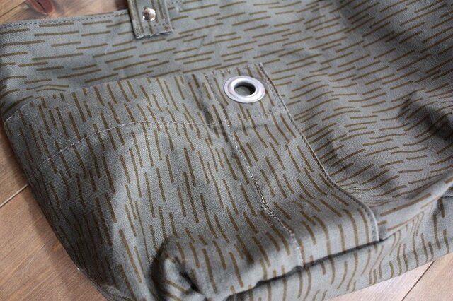 東ドイツ軍幕 トートバッグ ハンドメイド Handmade] Boat-shaped Tote