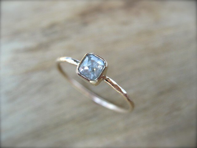 Translucent Square Diamond Ringの画像1枚目