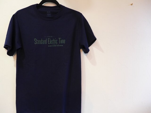 Fruit of the loom 別注 ロゴTee nvyの画像1枚目