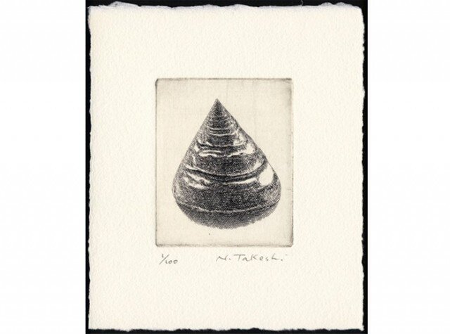 貝殻・E / 銅版画 (作品のみ)の画像1枚目