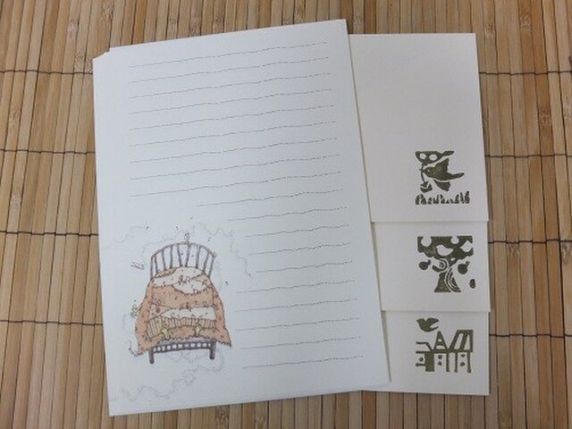 レターセット ベッドの画像1枚目