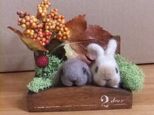 なかよしうさぎ 箱庭風 2の画像1枚目