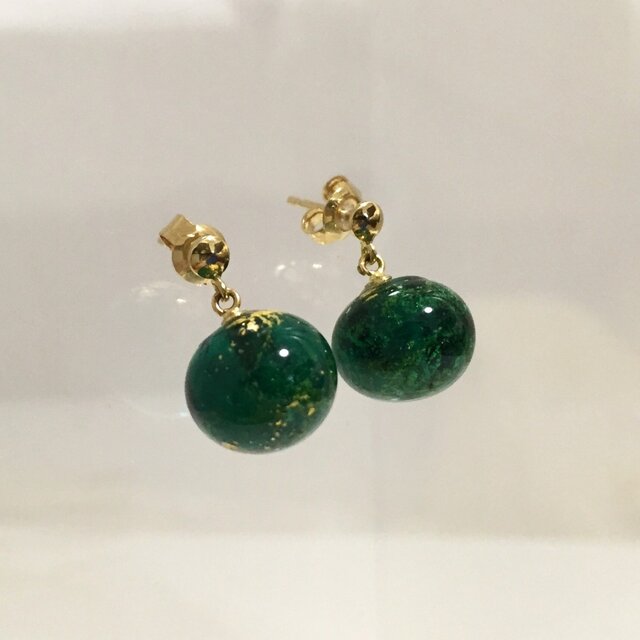海碧金とんぼK18ブラピアス 19の画像1枚目