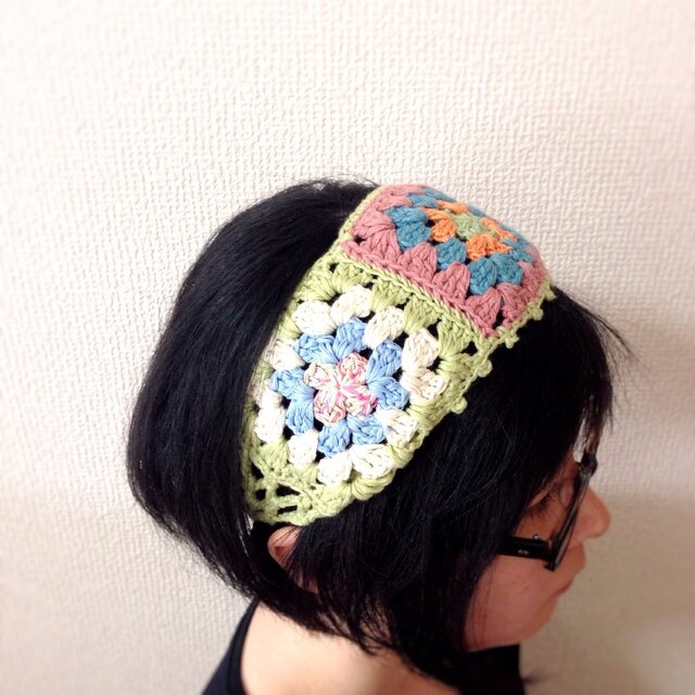 レトロモチーフ☆ヘアバンド Dの画像1枚目