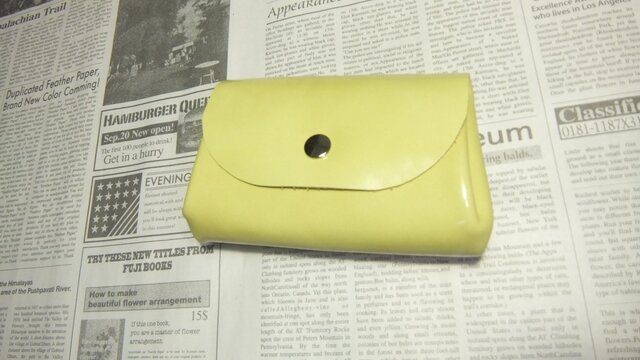 アコーディオン お財布(オリーブ)の画像1枚目