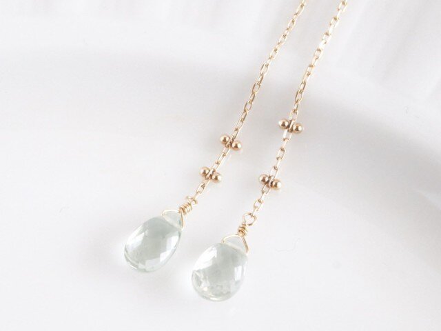 K10 dew drop ピアス GRの画像1枚目