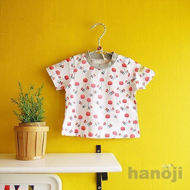 baby Tシャツ:タンポポ(ピンク)の画像1枚目