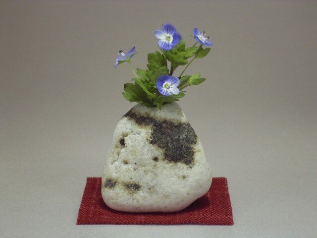 ミニ生け花 ミニ花器 野草の生け花 K-173の画像1枚目