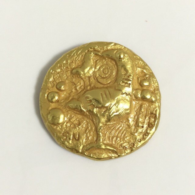 鳥親子 ブローチ ⑦の画像1枚目