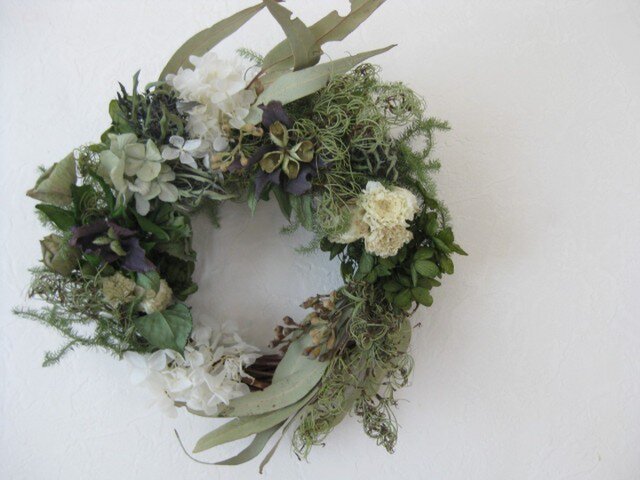 クリスマスローズのwreathの画像1枚目