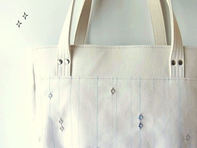 【MT様ご注文】バッグ ~ 雨粒の画像1枚目