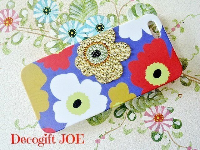 iPhone5・5S対応ケース お花マルチ1の画像1枚目