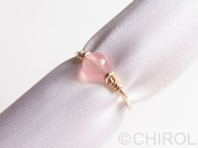 ローズクォーツ リング / 14kgf | iichi 日々の暮らしを心地よくする