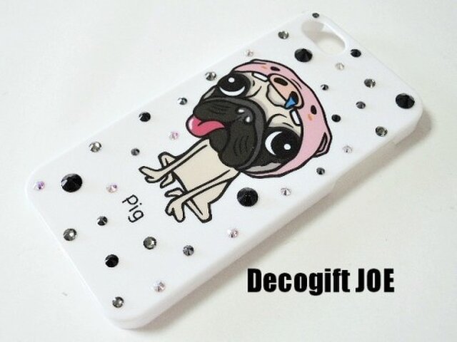 iPhone5・5S対応ケース dog PIGの画像1枚目