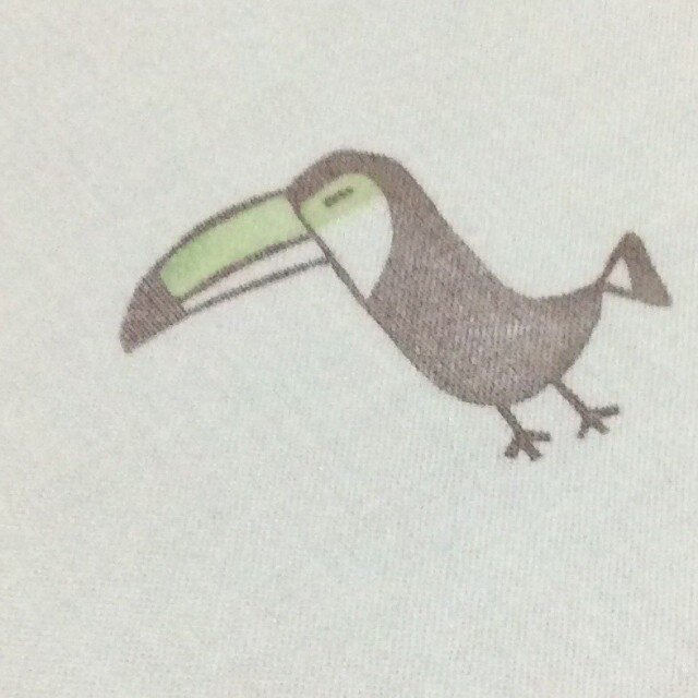 オオハシさん手ぬぐいCの画像1枚目