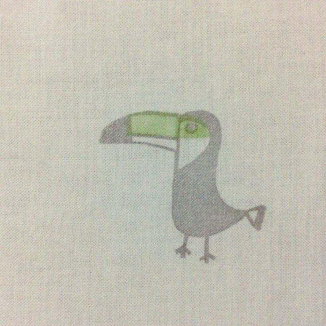 オオハシさん手ぬぐいFの画像1枚目