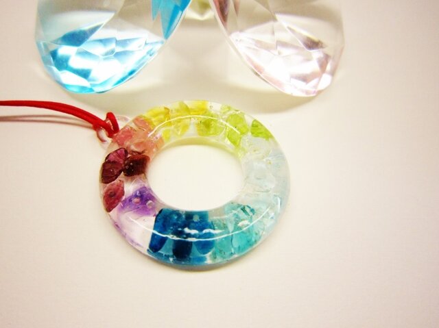 虹色どーなつ ストラップの画像1枚目
