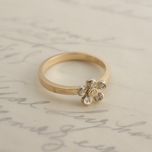 Tiny flower ring{R057K10}の画像1枚目