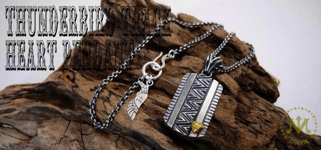 THUNDERBIRD TRACK HEART PENDANTの画像1枚目