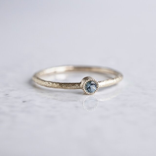 Aquamarine birthstone ring [R050K10AQ]