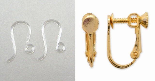 リボンテープピアス ライムグリーン(イヤリング変更可） | iichi 日々